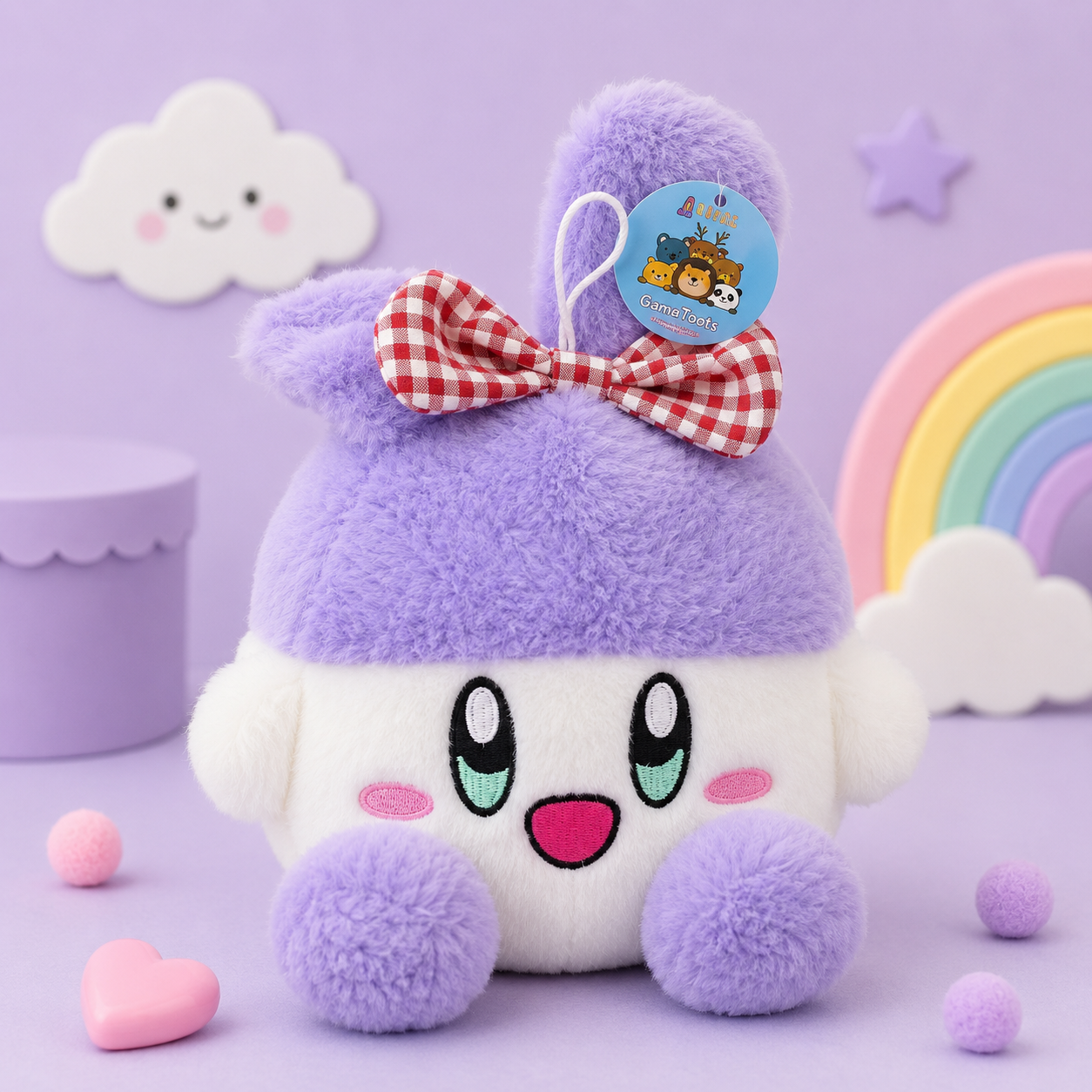 Blije konijn knuffel – 20 cm